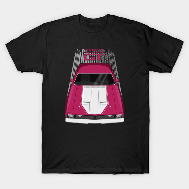 Ford Falcon XB GT 351 - Mulberry T-Shirt by V8social